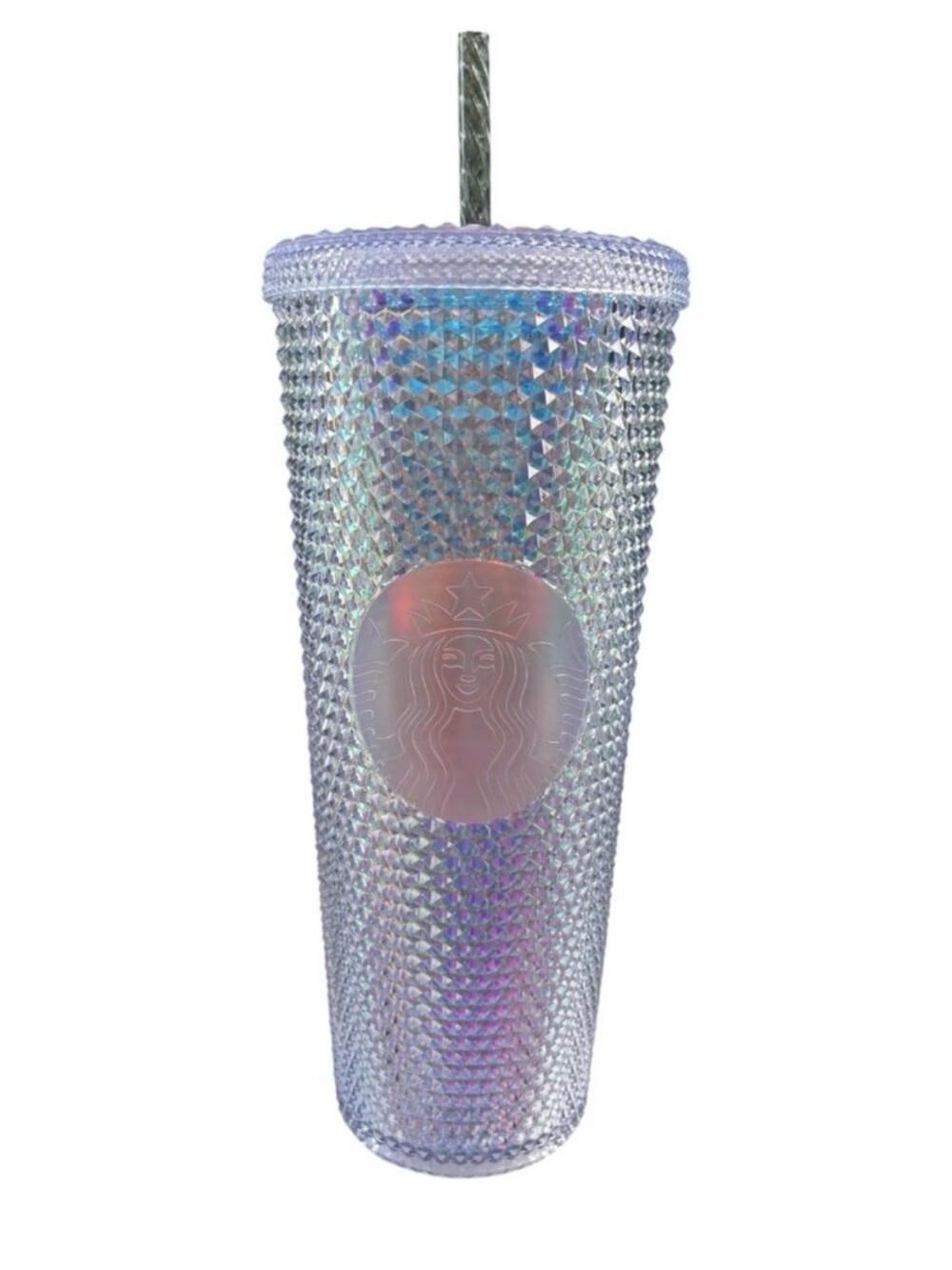 BNWOT! Starvucks Reusable Iridescent Large Tumbler w/ Straw!